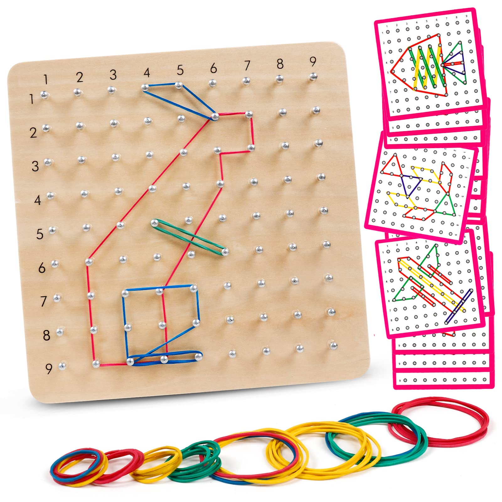 Geoboard with Rubber Bands