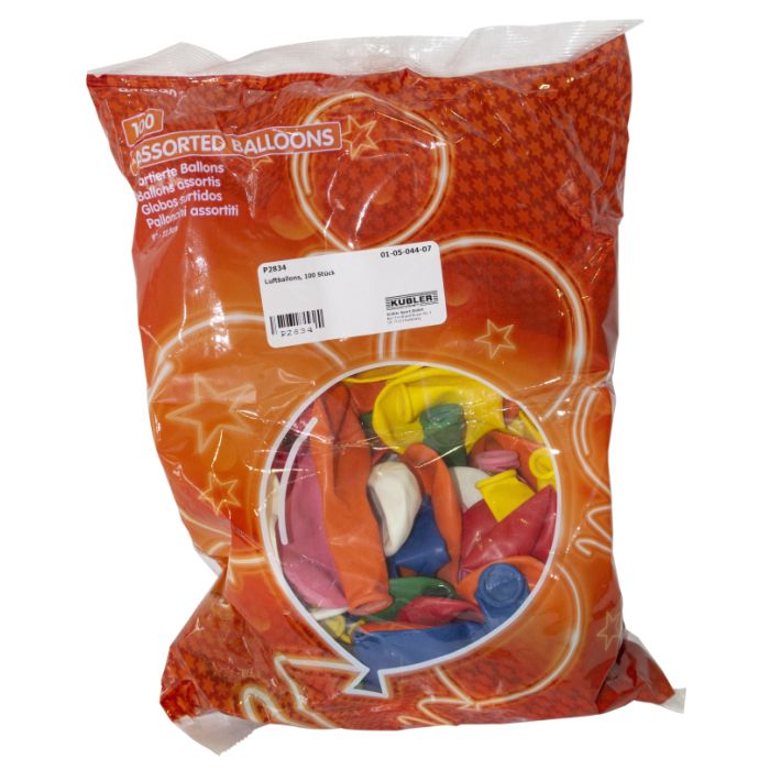 Balloons, 100 pieces