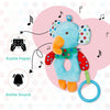 Baby Moo Elephant Rattle Toy