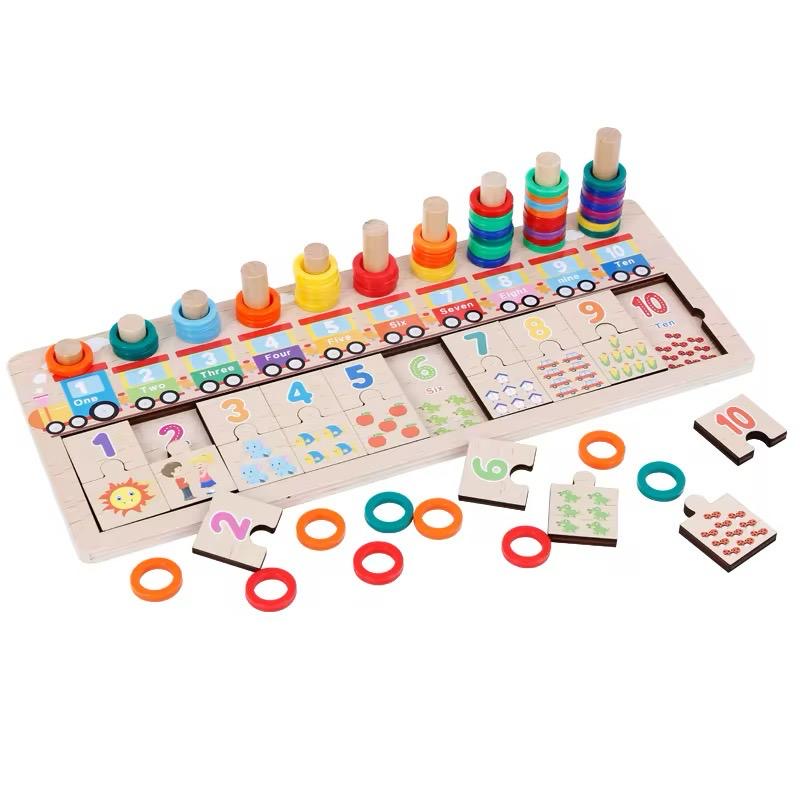 Montessori Wooden Number Puzzle