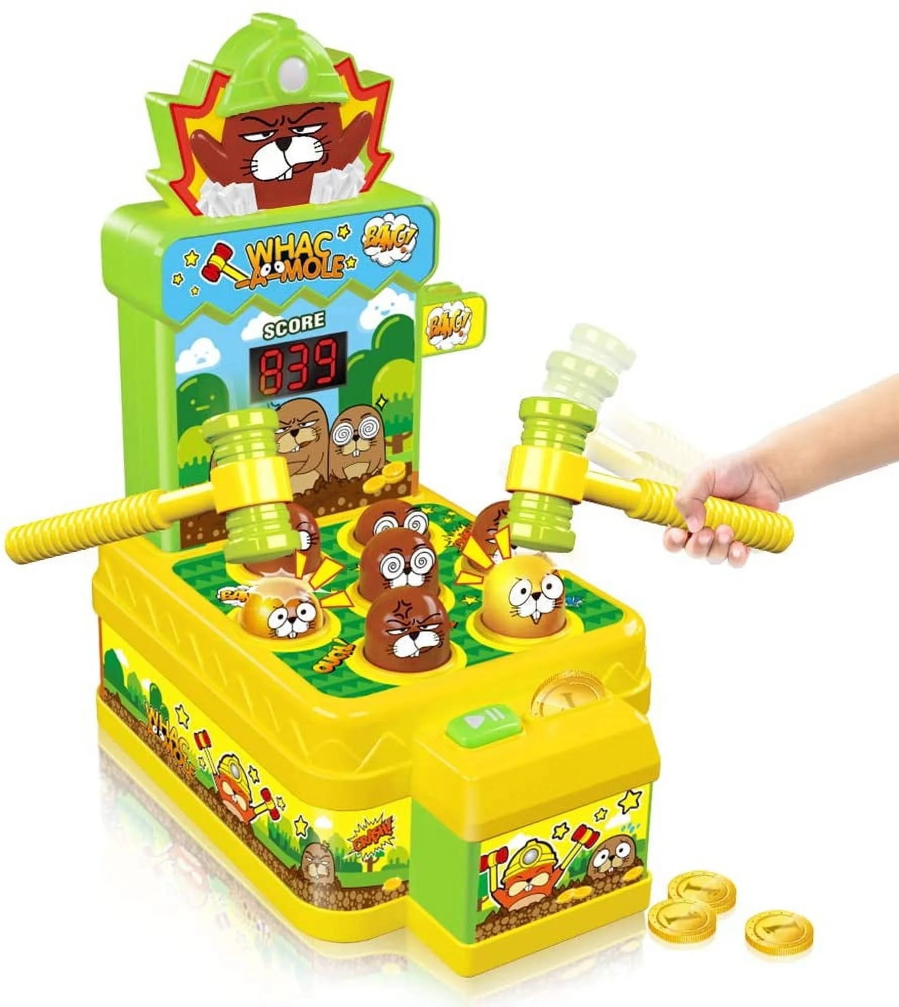 Whack a Mole Game Challenge
