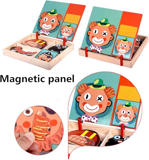 Wooden Mаɡпеtiс 3D Puzzle