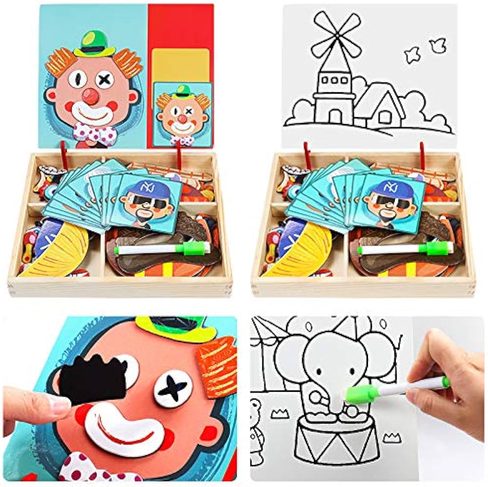 Wooden Mаɡпеtiс 3D Puzzle