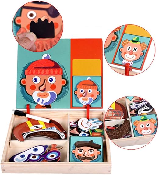 Wooden Mаɡпеtiс 3D Puzzle