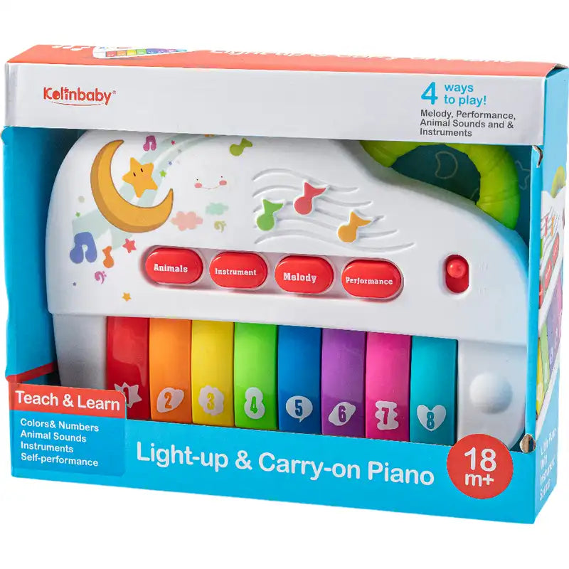 Light-up & Carry-on Piano Musical Toy