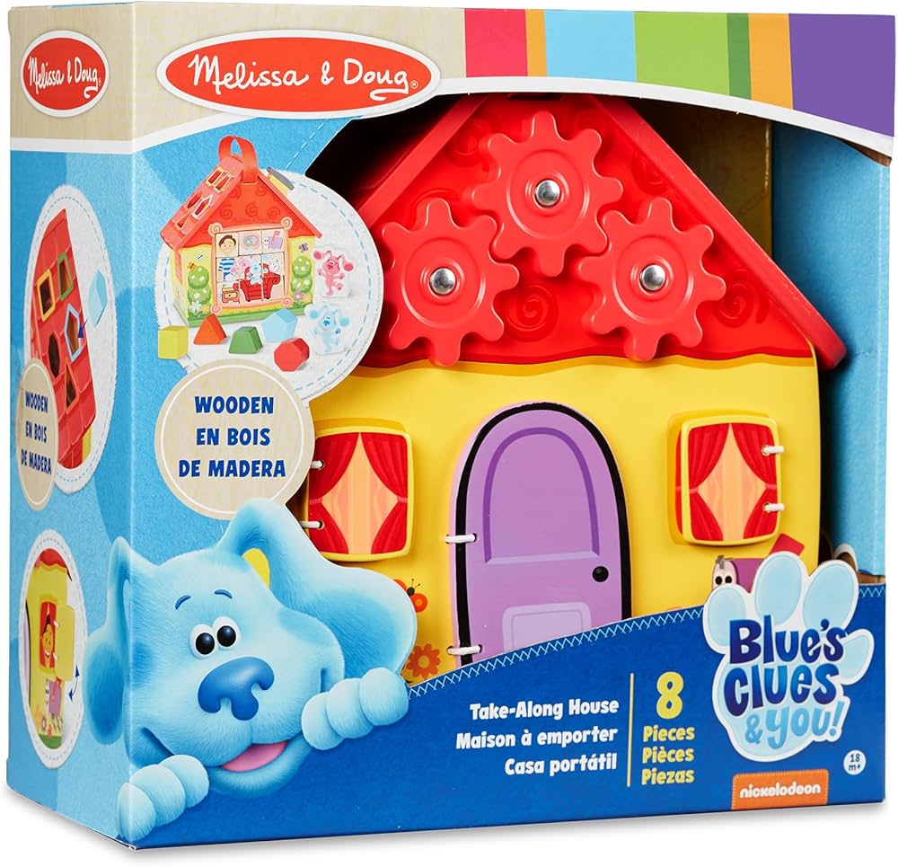 Blue’s Shape Sorting Wooden House