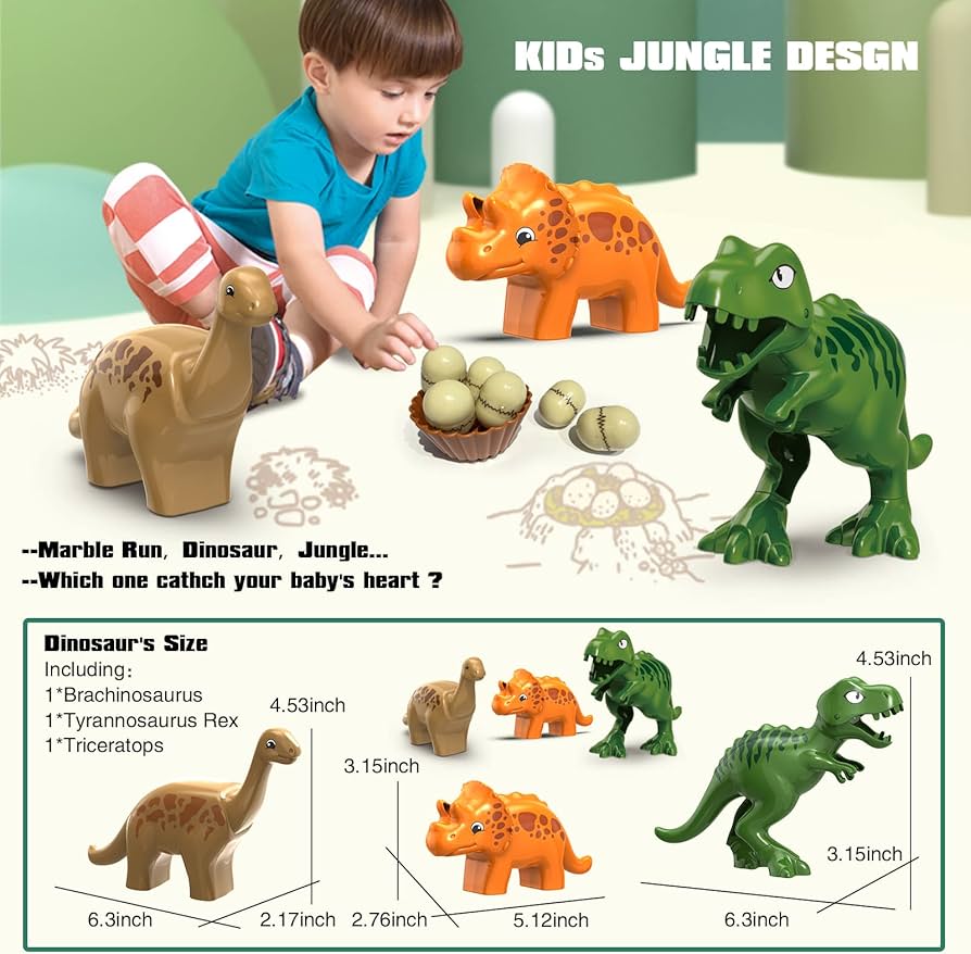 Jurassic Period Adventure Building Blocks (125 Pcs)
