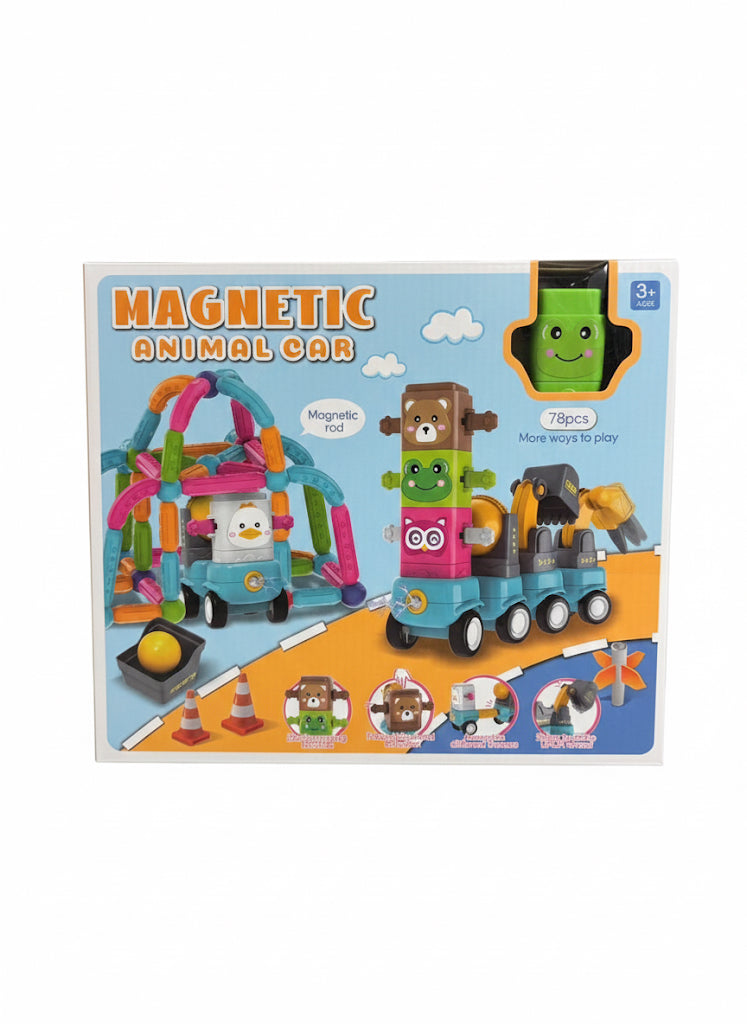Magnetic Animal Car Builders
