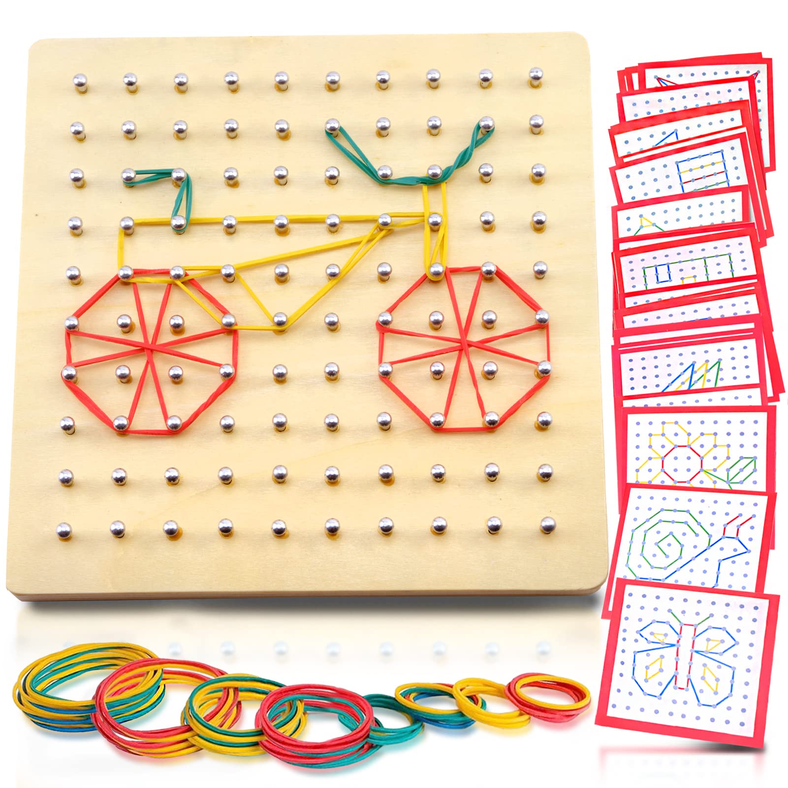 Geoboard with Rubber Bands