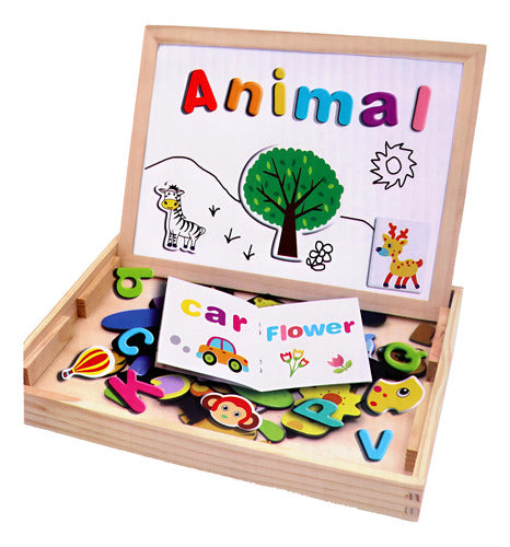 Cartoon Letter Puzzle Board