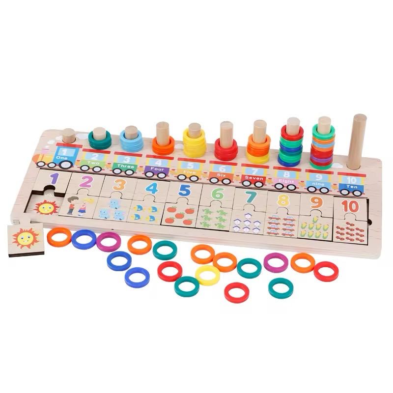 Montessori Wooden Number Puzzle