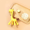 Giraffe silicone teether