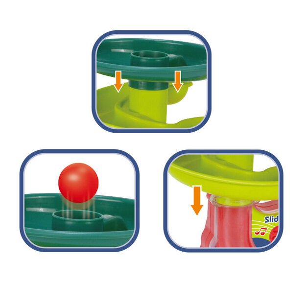 FOUNTAIN SLIDE BALLS SOUNDS COLORFUL