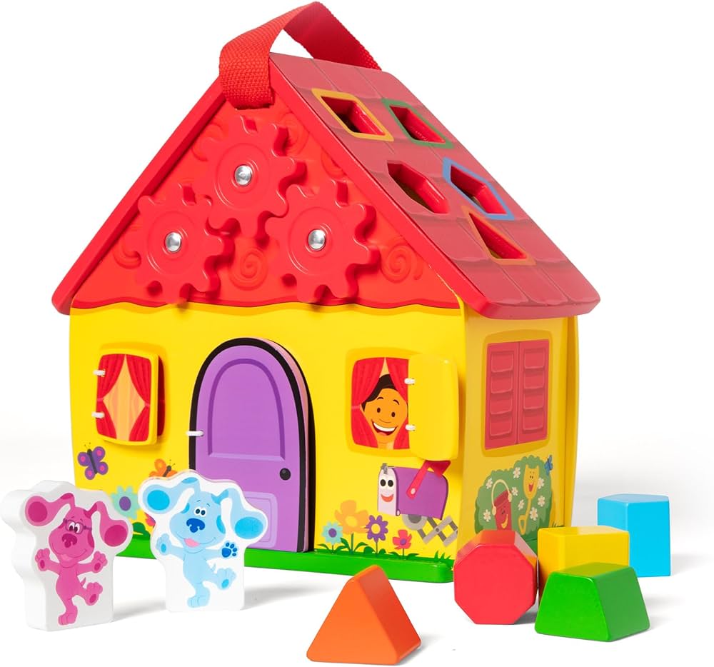 Blue’s Shape Sorting Wooden House