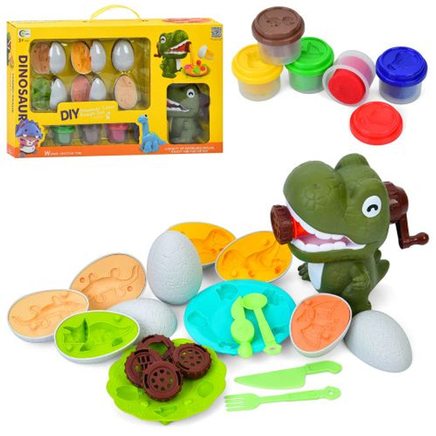DIY Dinosaur Color Dough Set