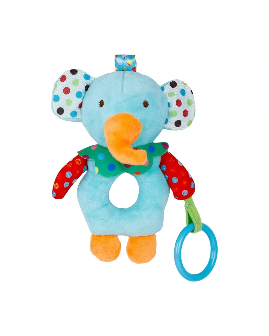 Baby Moo Elephant Rattle Toy