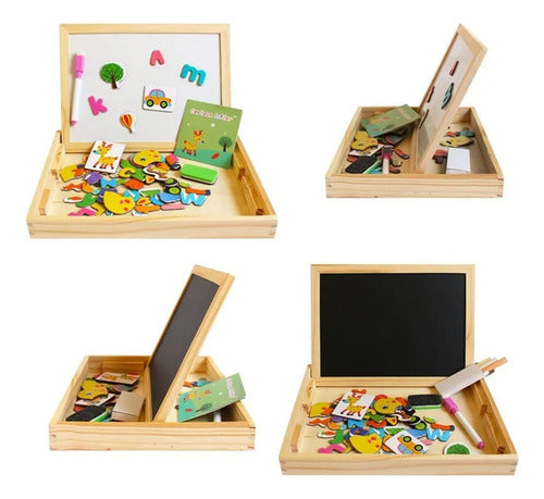 Cartoon Letter Puzzle Board