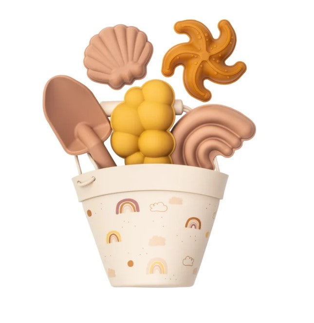 Silicone Summer Beach Toys 6 Piece Set