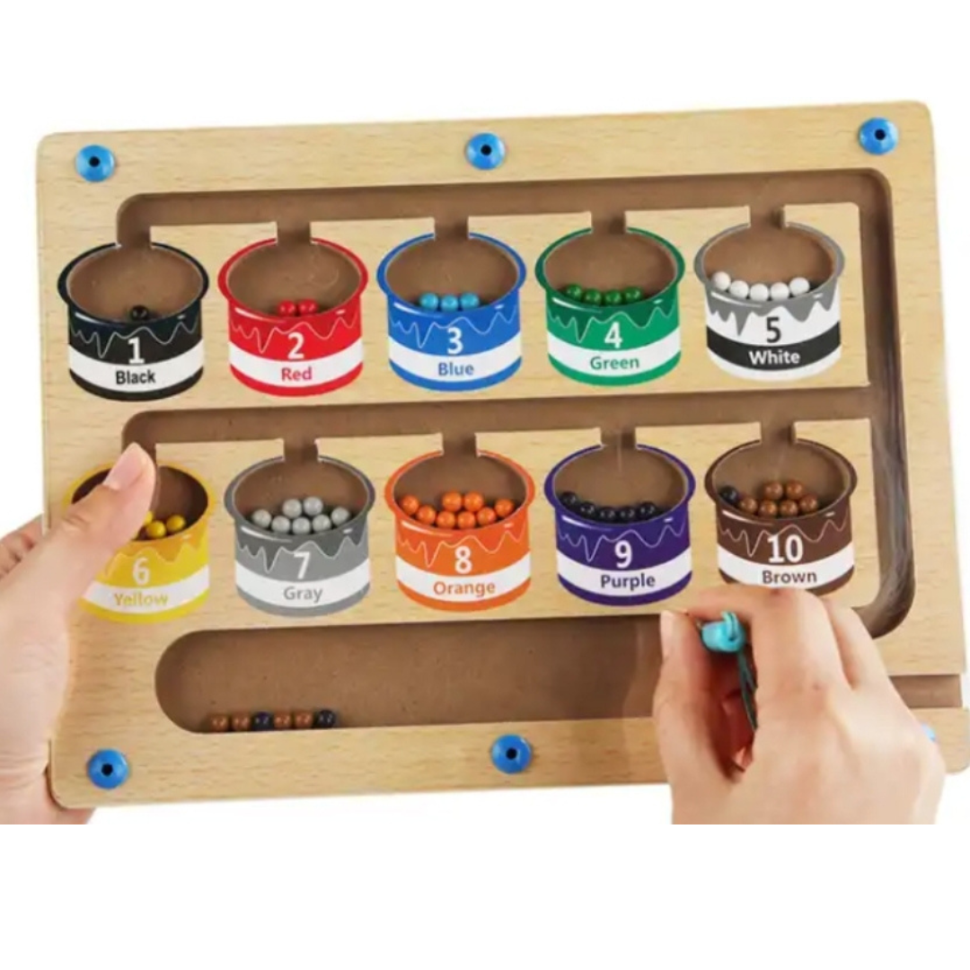 Magnetic Color & Number Board