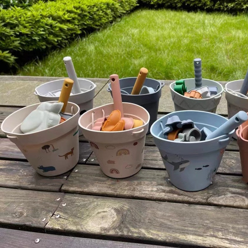 Silicone Summer Beach Toys 6 Piece Set