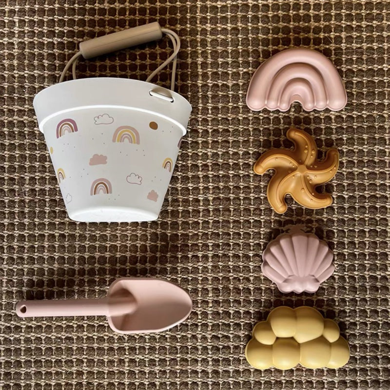 Silicone Summer Beach Toys 6 Piece Set