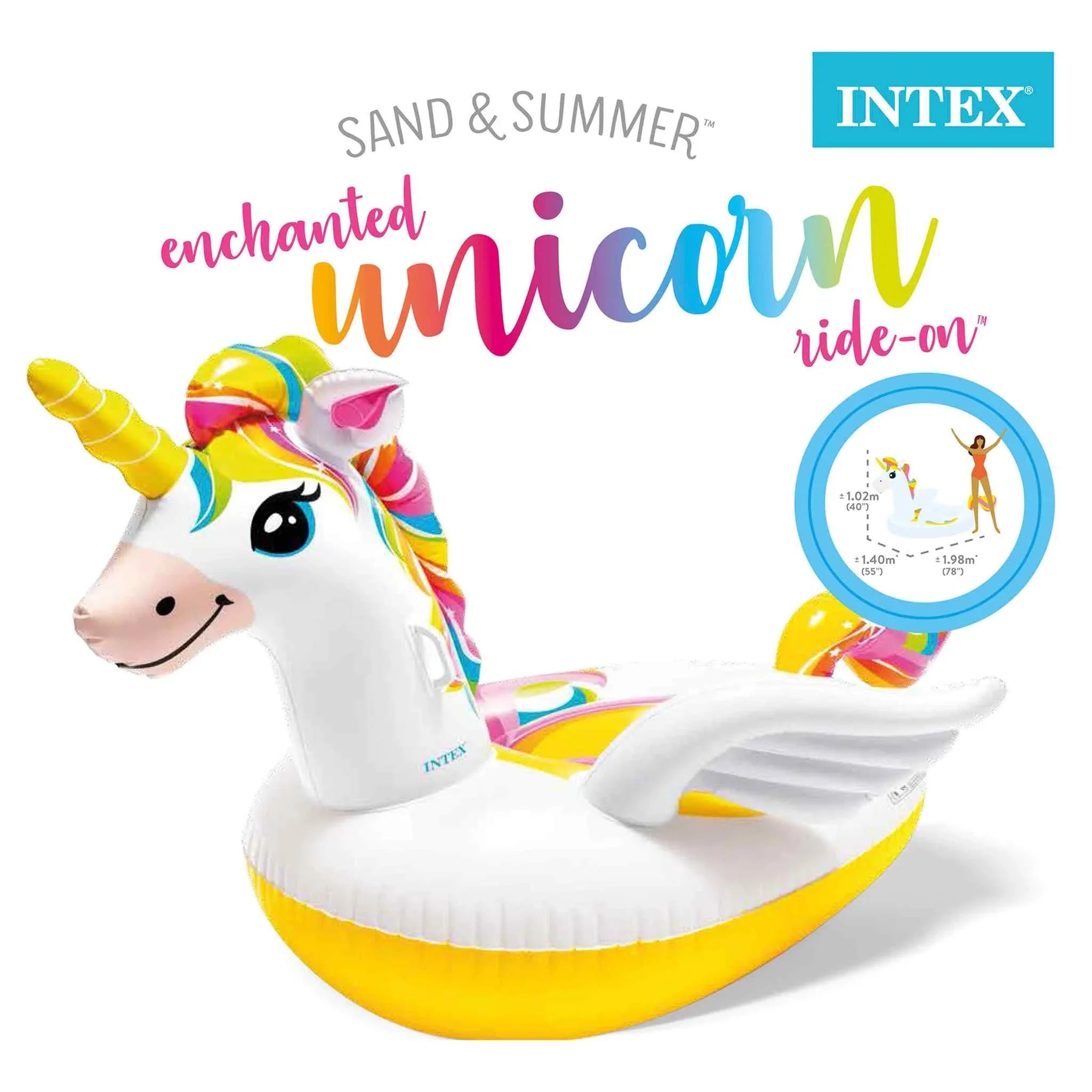 Intex Enchanted Unicorn Ride-On