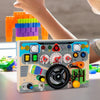 Steering Wheel Montessori Toy Switch Board