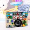 Steering Wheel Montessori Toy Switch Board